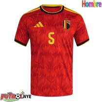 Camiseta Bélgica Maxim De Cuyper #5 Primera Equipación Mundial 2026 manga corta